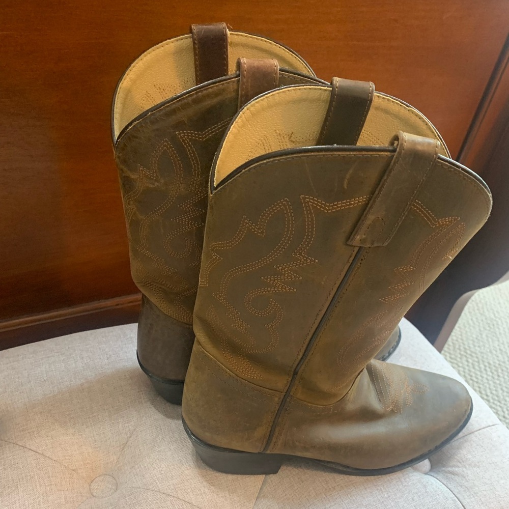 Smoky Mountain Leather Cowboy Boots | Size 7 Men’s | Western Rodeo Style